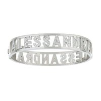 Bracciale Urania Preziosi Donna Nomi e lettere in Acciaio BRALESSANDRA - BRALESSANDRA